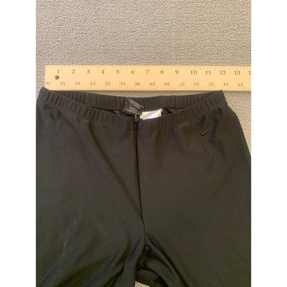 Vintage Nike Women Small Petite Black Straight Leg Pants Made in Taiwan 90's Y2K - Picture 5 of 14